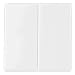 Produktbild REV 0236420106 Quadro, Abdeckung Serienschalter / Wechsel-Wechselschalter, weiss