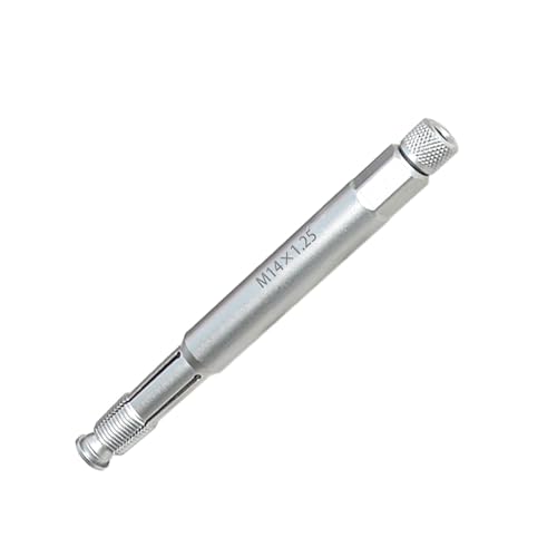 DPTOOL Taraud de 14 mm pour bougies d'allumage M14 x 1,25, taraud fileté pour réparer les filetages et empêcher les copeaux métalliques de pénétrer dans...
