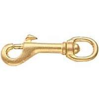 5025B-3-8 Bolt Snap Bronze Round Eye Swivel - .37