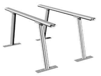 StarONE Universal Truck Bed Rack Adjustable Aluminum Pickup Truck Bed Ladder Rack with Ladder Stops