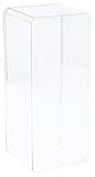 Pioneer Plastics Clear Acrylic Beveled Edge Display Case for 12 Doll or Figure by
