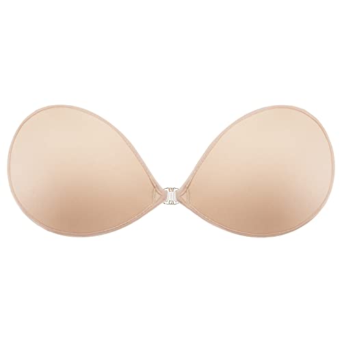 Image of MITALOO Adhesive Bra Invisible Sticky Strapless Push up Backless Reusable Silicone Covering Nipple Bras