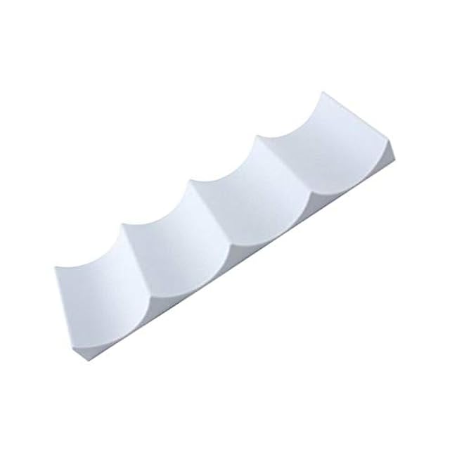 CALIDAKA European Style Wine Rack Countertop Wine Bottle Display Mat Wine Holder Storage Organizer Can Easy Stacker Storage Rack Wave Shape Champagne Rack for Kitchen Pantry Fridge