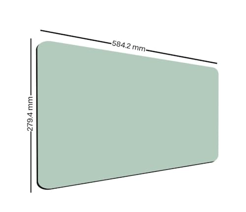 Image of ON TREND Premium Extended Mouse Pad, Large Premium Desk Mat Anti Skid Rubber Base for Desktop Laptop PC Office Gaming (Size- 23 X 11 x 0.12 Inch) (Pale Green)