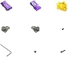 Compatible for SpeedyBee Mario 5 Kit D/E/F O4 Pro Screws | Mounting screws, FPV drone accessory(Upgrade Kit F) 2