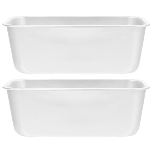 NUOBESTY 2 piezas Molde para Pan Cuadrado Utensilios de Repostería Resistentes al Horno Molde Creativo para Tostar y Hornear Reutilizable y Fácil de Limpiar Bandeja para DIY Cocina