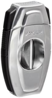 XIKAR Flip Dual Cigar Cutter Brushed Chrome