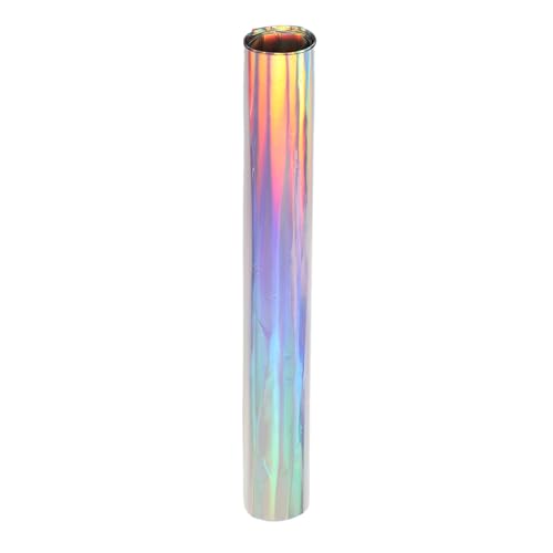 Angoily Holographic Rainbow Window Film 50x100cm Iridescent Privacy Window Sticker Self-adhesive Reflective Glass Cling Film for Home Decor Photography Filters