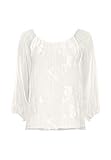 Extraweicher Seidenchiffon mit Blumenstickerei