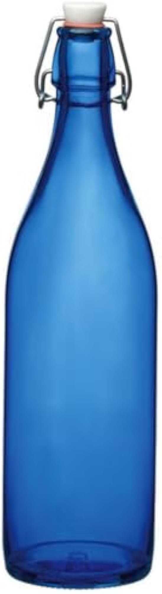 Clear Glass Bottle with Stopper, 33 3/4 oz. Capacity
