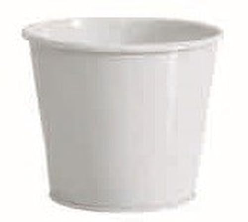 212 Main White Painted Metal 1 Bucket