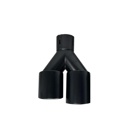 Embout pot d'échappement pour rénover un silencieux rouillé voiture inox noir 89mm