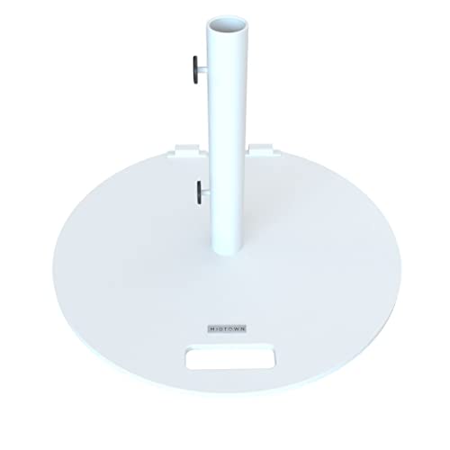 Image of Midtown Umbrellas Round 2 - Base with Wheels, Up to 55 lb Capacity, White
