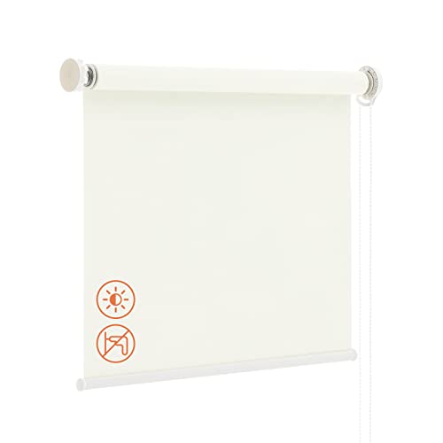 ISSHOGUGU ���ς莮�E��Ռ� ���[���J�[�e�� 0.1cm�P�ʂ̖����T�C�Y�I�[�_�[ ���[���X�N���[�� �������s�v ���t���ȒP �Ԏd�؂� �ډB�� �̌� UV�J�b�g �h�� �h�� H220xW90(cm) �N���[��