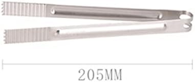Cooking Tongs Barbecue Clip,Barbecue Bread Food,for Used to Pick Up Food, Silver,Easy to Use, Lengthen,Non-Slip Tongs