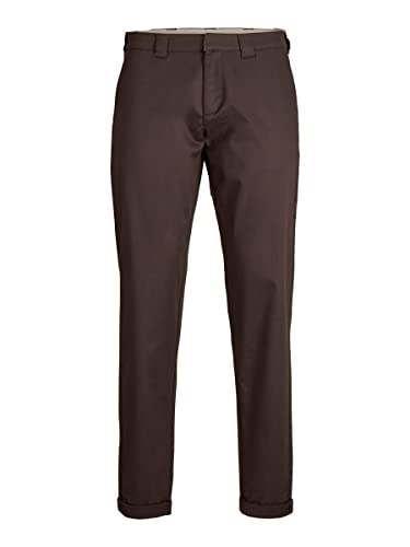 Jack & Jones Jjikane Jjpablo AKM Seal Brown Sn Pantalons, Phoque, 32W x 32L Homme