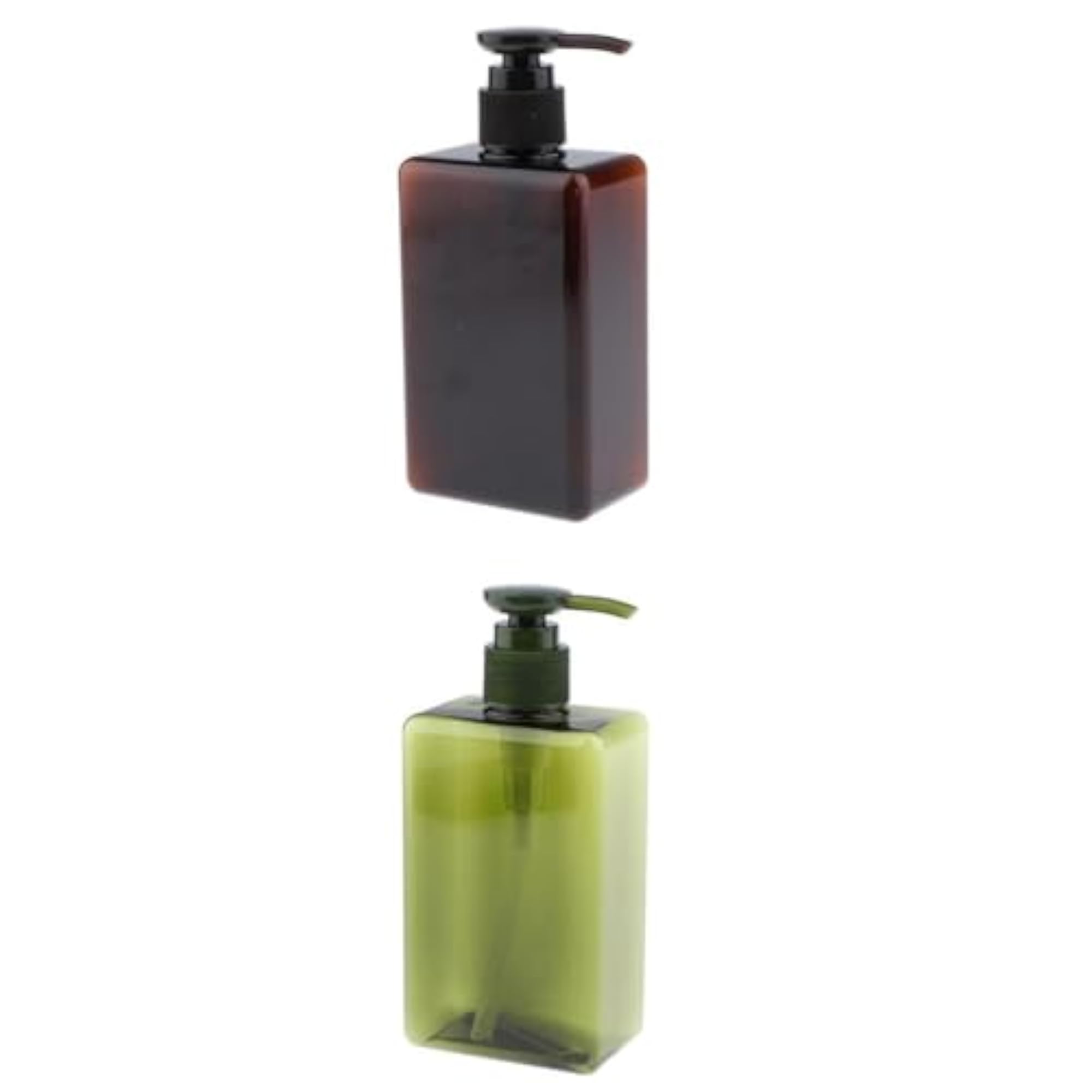 2X Pump Bottles Dispenser, Refillable for Bathroom