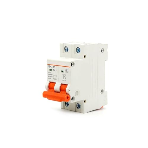 Mini disjoncteur sur Rail Din MCB 16A 2 pôles DZ47 AC 415V automatique