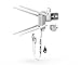 VONETS VBG1200 Mini Wireless-Industrie-Dual-Ban... mit 2,4 GHz / 5 GHz und 4 externen Antennen, ideal für Industrieanlagen, SPS, Roboter