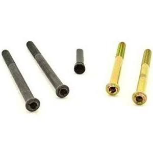 Baldwin 8BR0705001 Polished Brass Thick Door Kit for Reserve Series Double Cylinder Deadbolts