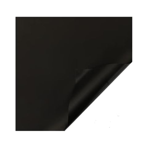DODXIAOBEUL 20Sheets Black Waterproof Wrapping Flower Paper,Valentines Day Flower Bouquets Wrapping Paper Florist Bouquet Paper for Birthday Holiday Wedding Engagement,DIY Crafts 23x23 Cover