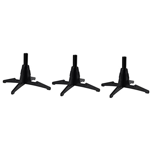 ibasenice 3pcs 4 Musical Instrument Stand Clarinet Holder Replacement Clarinet Accessories Oboe Bracket Oboe Holder Clarinet Bracket Clarinet Stand Black Oboe Stand Tripod Abs Fold