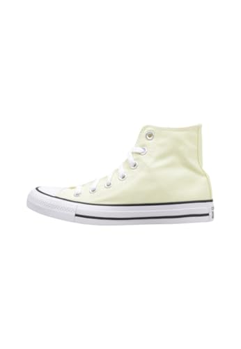 Converse All Star, Modelo A11754C Lemon Slushy, Zapatillas altas de lona, amarillo claro, zapatos unisex con suela de goma, amarillo, 42 EU