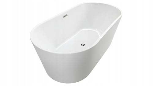 Image of BRAIDER CANNEA Freestanding Double Ended Bath, Acrylic Bathtub 1500 x 750 mm, Modern