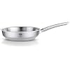 Fissler Pure Collection/Stainless Steel Frying Pan (Diameter 24 cm) Uncoated Saucepan Internal Scale Made in Germany - Induction