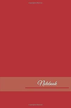 Notebook : Ruled Pages Notebook (Journal, Diary) - Size 6 X 9 in - 110 Ruled Pages - Red Cover