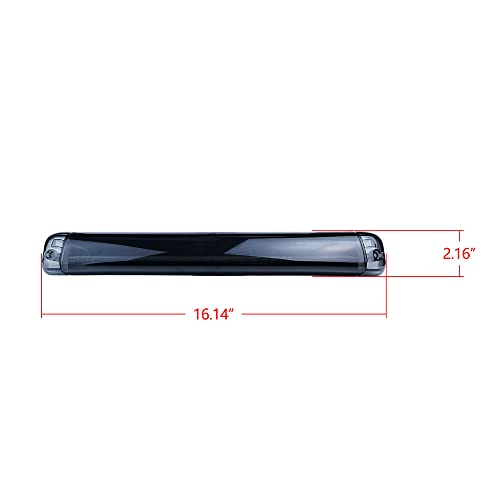 Luz Traseira Led Terceira Luz De Freio Luz Traseira De Montagem Alta Preta Para Chevy Suburban GMC Y