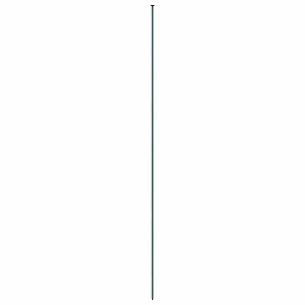 Set di 8 recinzioni per stagno, verde, 50 x 80 cm, in acciaio, design moderno, robusto e durevole, per giardini, terrazze e balconi