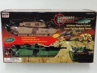 新品 トミー 稀少 赤外線リモコン戦車 ビームバトラー コマンドチャレンジ 稀少 新品 トミー ラジコン戦車 2台セット ビームバトラー コマンド