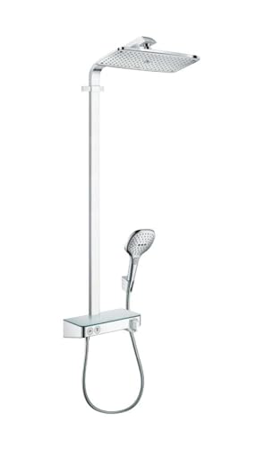 hansgrohe Raindance E Colonne de douche 360 1 jet avec mitigeur thermostatique ShowerTablet Select 300, chromé, 27288000