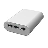 Peso: 150g YONGYAO Cargador de Coche Adaptador de Vehículo de 3 Puertos para iPhone iPad Mobile Samsung Mp4 GPS 2.4A 36W Intelligen - Negro