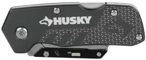 Husky Compact Folding Lock-Back Utility Knife Set (3-Pack)