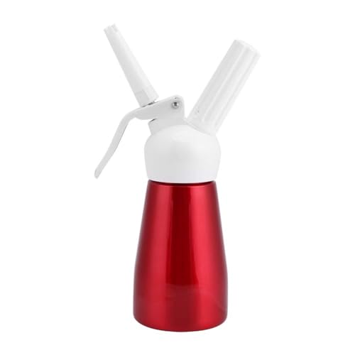 Whipped Cream Dispenser, Small Whipped Cream Foam Maker Gourmet Cream Whipper for Homemade Creams Desserts Red
