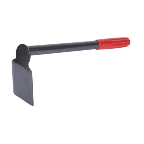 Fonowx Portable Carbon Steel Garden Hoe Hand Tool for Cultivating, Black