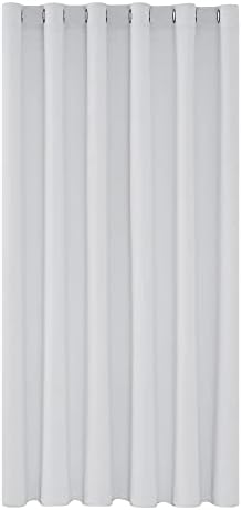 Deconovo Thermal Insulated Curtain Eyelet Blackout Curtain Lining Single Curtain for Door 52"x 54" Navy Blue 1 PANEL