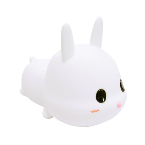 Veilleuse lapin bébé avec lampe LED tactile et rechargeable pour chambre d'enfant