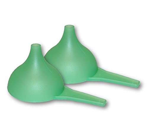 Tupperware (2) Large Funnels Semi-Translucent Green Set Kitchen Gadgets #TOP20