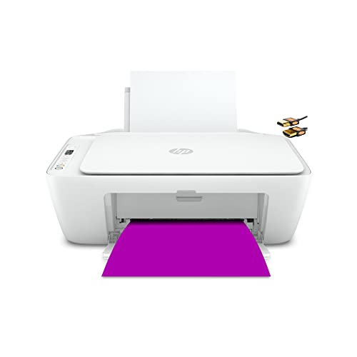 Hp Deskjet 27 52E Series Wireless Inkjet Color All-In-One Printer - Print Copy Scan - Mobile Printing - Usb Connectivity - Print Up To 7.5 Iso Ppm - Up To 4800 X 1200 Dpi - White + Hdmi Cable #TOP24