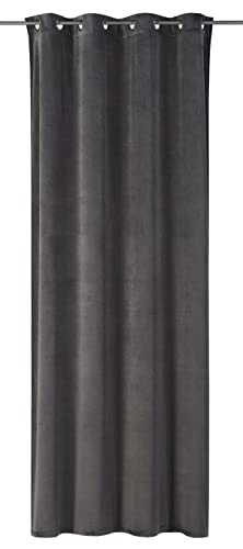 Elbersdrucke Odeon 07 199036 - Cortina con ojales (255 x 140 cm), color gris Cover