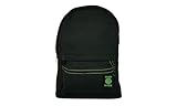 DIME BAGS Study Backpack with 15' Padded Laptop Sleeve, Durable Hempster Exterior, 5 Compartments & Hidden Pocket, Comfortable Adjustable Shoulder Straps, Bag for School, Work & Travel (Black)