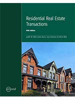 Paperback RESIDENTIAL REAL ESTATE TRANSACTIONS, 5TH EDITION Book