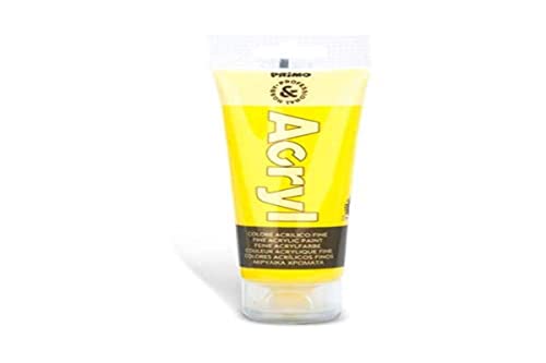 Primo - Tubetto Di Colori Acrilici, Colori Assortiti Giallo, 75 Ml