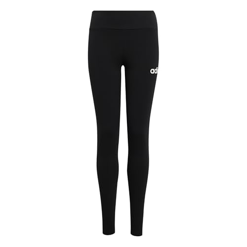 adidas Mädchen Essentials Leggings, Black/White, 11-12 Years