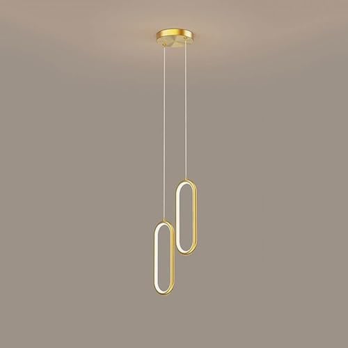 Lustre suspension LED cuivre et noir luminaire de plafond semi-encastré réglable