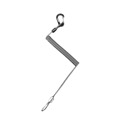 Cordón para herramientas con mosquetón anticaídas para evitar pérdidas en altura