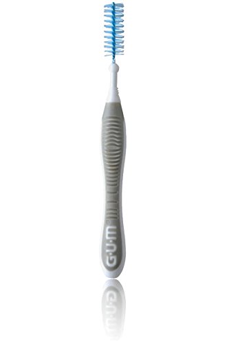 GUM TRAV-LER Lot de 3 paquets de 6 brossettes interdentaires ISO 6 Gris 2,0 mm Total 18 pièces